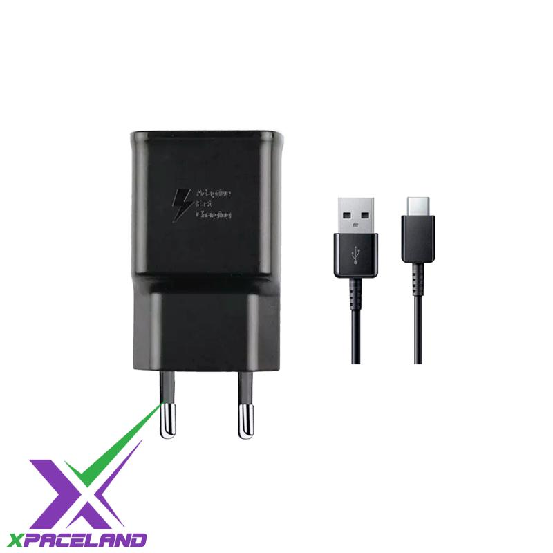 شارژر دیواری 15 وات سامسونگ با کابل USB C