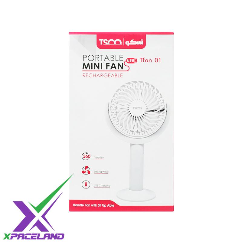  پنکه شارژی رومیزی تسکو مدل TFAN 01