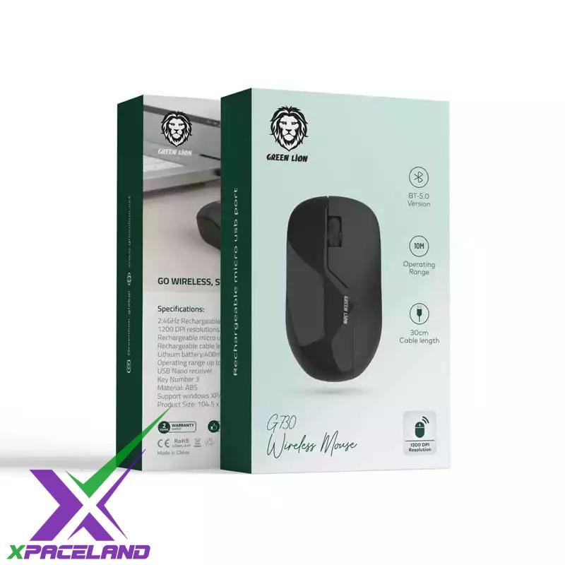 موس بیسیم بلوتوثی گرین لاین g730