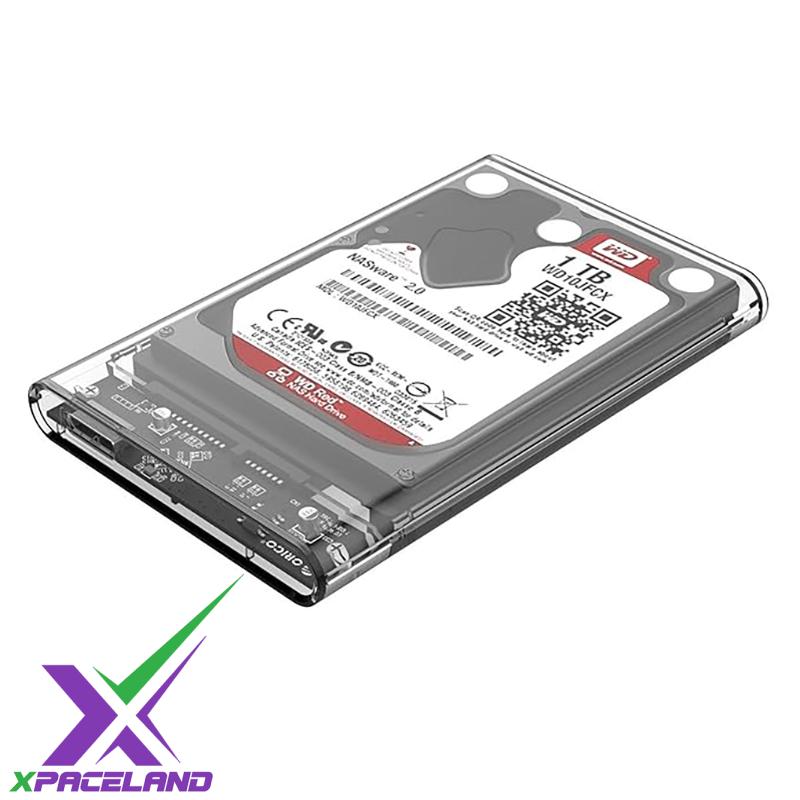 قاب هارد شیشه ای orico 2.5 اینچ usb 3.0 مدل 2139