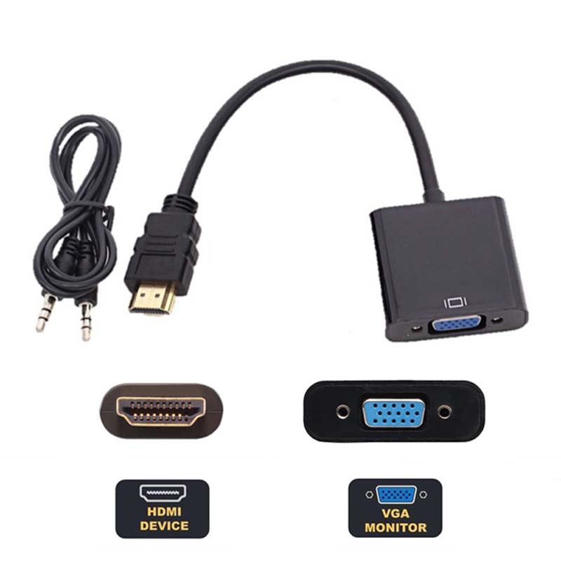 تبدیل HDMI به VGA با کابل صدا